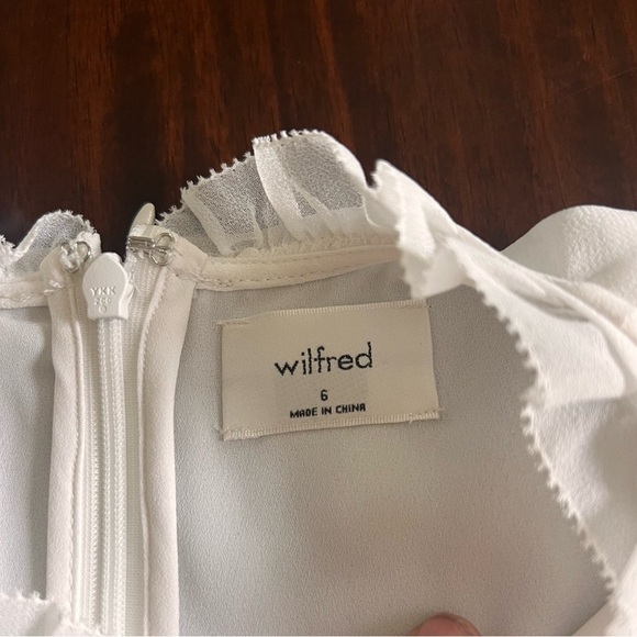 Wilfred by Aritzia Swept Dress in Light Birch - Size 6 - Picture 4 of 10